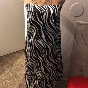Gorgeous zebra sleeveless dress size 20w